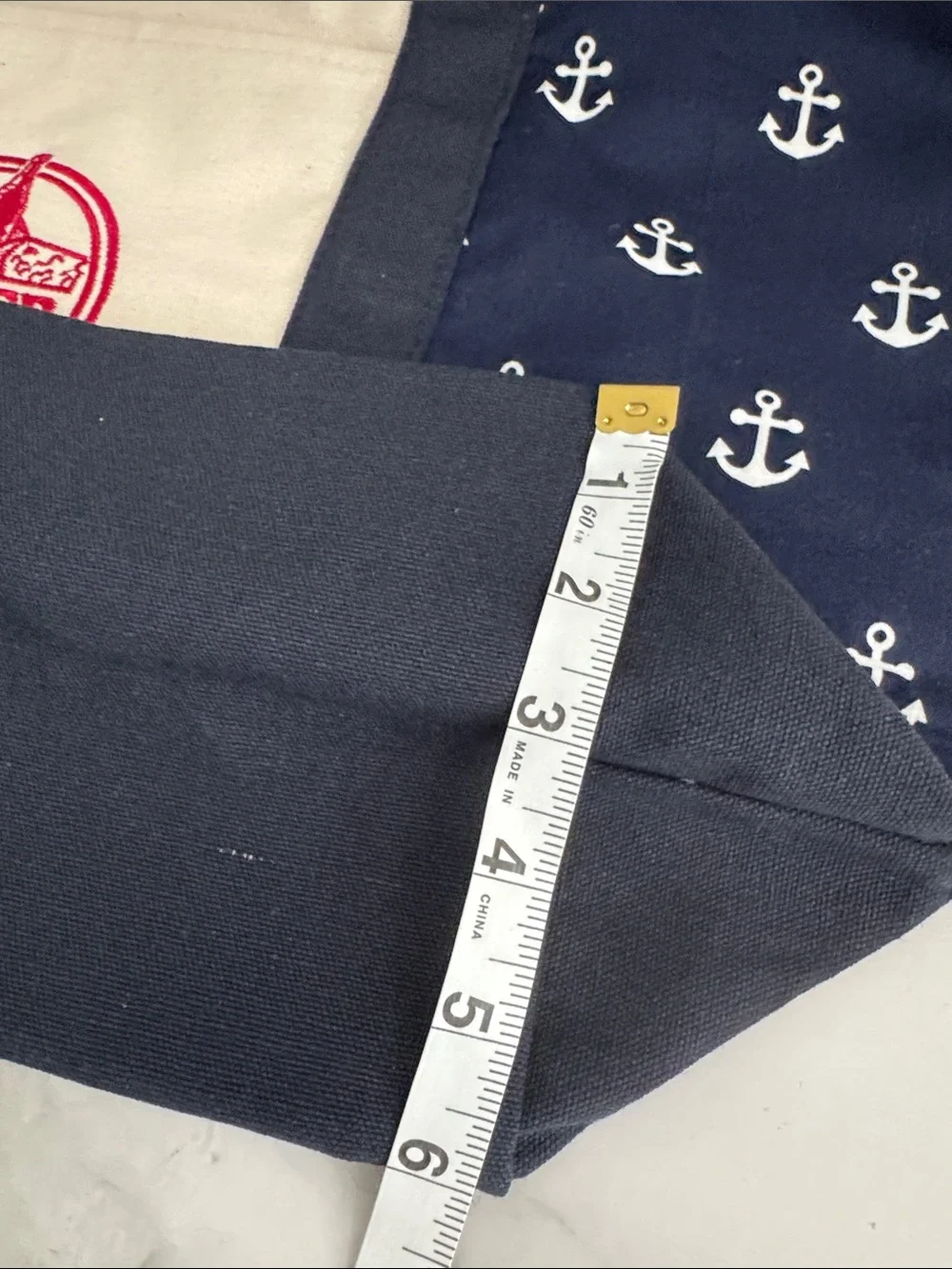 Trader Joe’s Large Navy Canvas Tote. New with Tag. - Picture 10 of 17